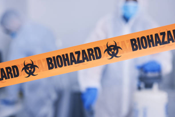 Professional Biohazard Cleanup technician working in Morton, TX